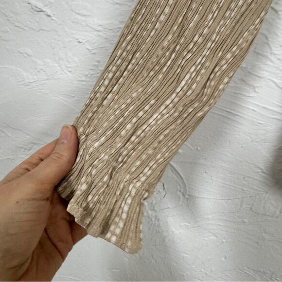 Savanna Jane Tan Floral Embroidered Blouse Womens S Boho Festival Spring Beachy - Picture 2 of 8